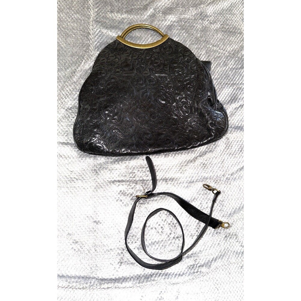hobo international handbag black leather crossbody
